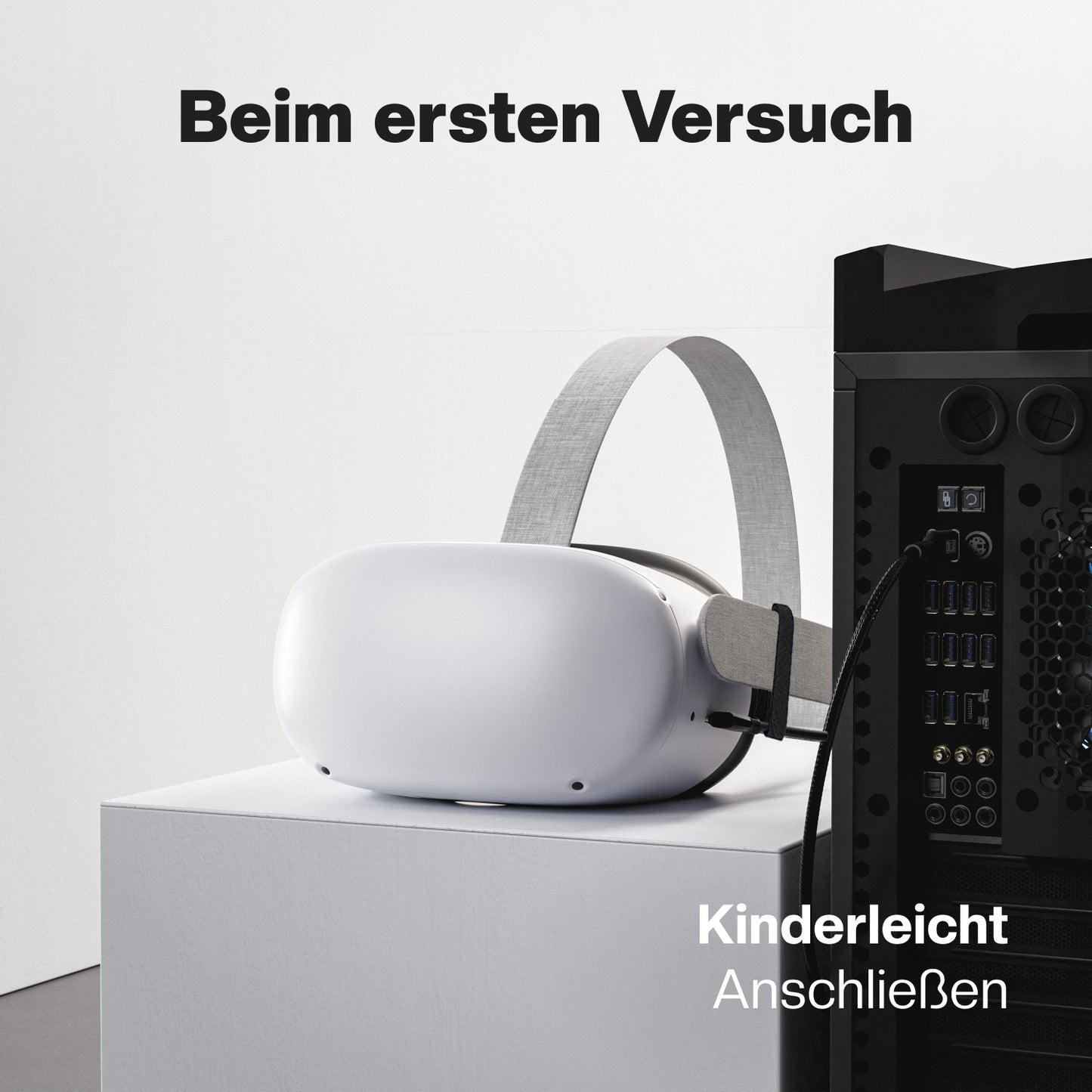 VR Brillen Kabel | für Meta Oculus Quest 2 & 3 | USB-C zu USB-C | USB 3.2 | Nylonmantel | 5m