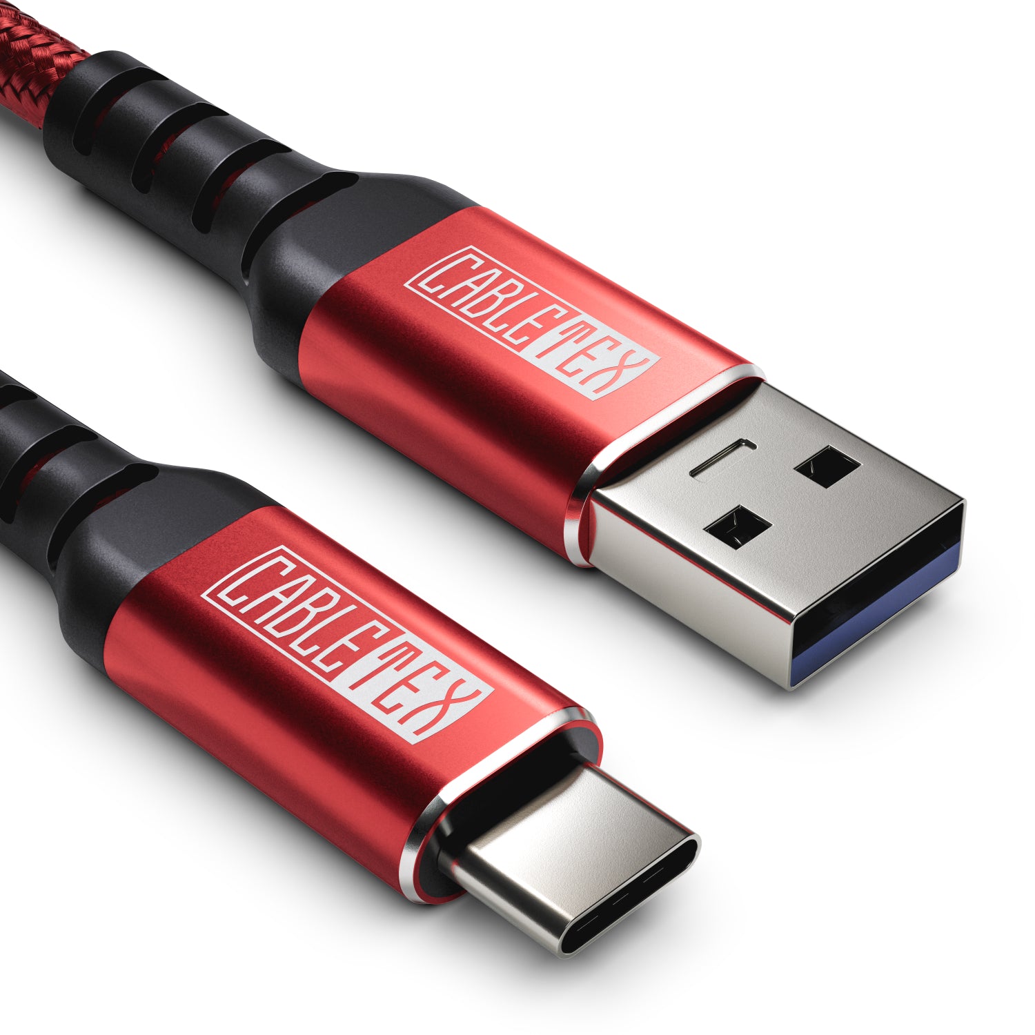 2 in 1 USB zu Typ-C / USB-C + Micro-USB Magnetische Absorption Buntes