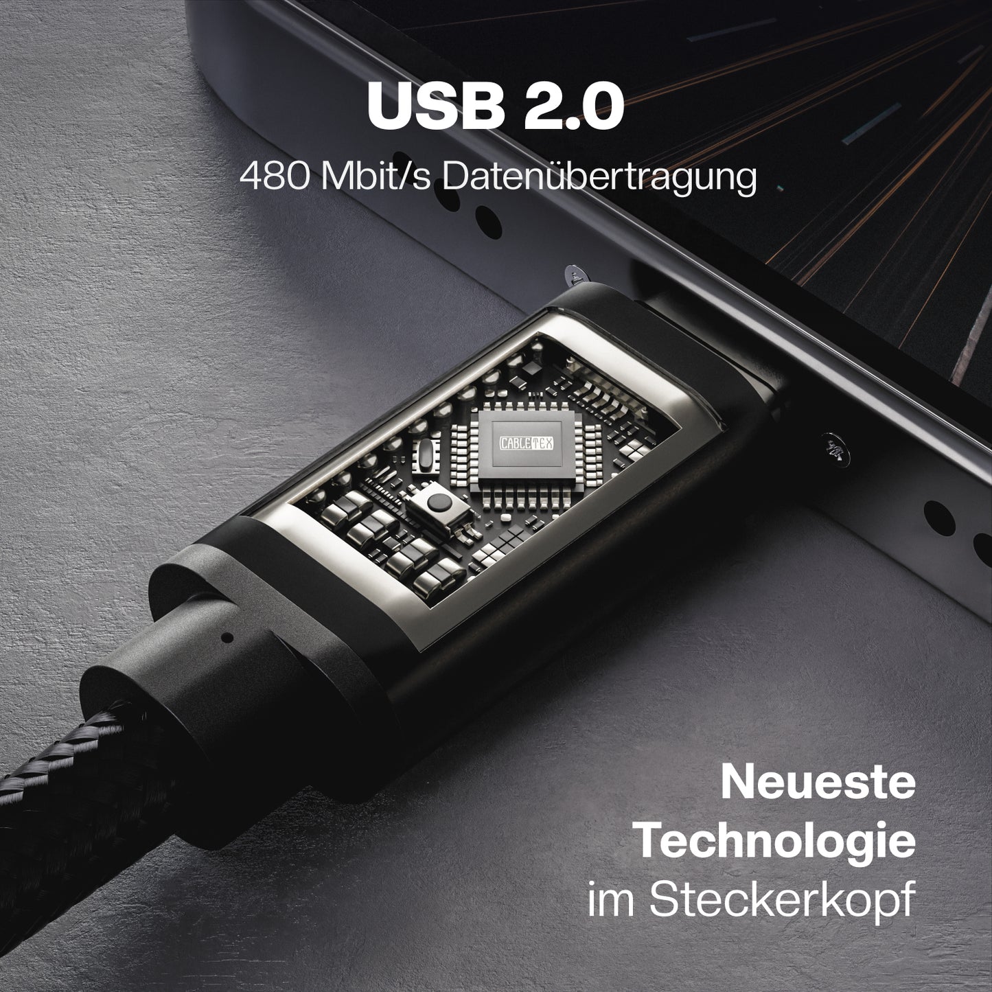 240 Watt USB-C Schnell-Ladekabel | QuickCharge kompatibel | 48V/5A Power Delivery 3.1