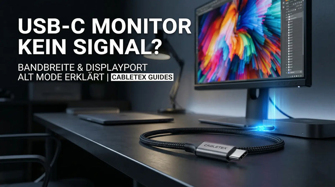 USB-C Monitor bleibt schwarz? So findest du das richtige Videokabel