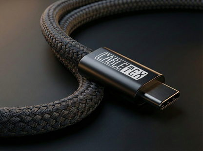 USB4 Slim Monitorkabel | 1m | Thunderbolt | PowerDelivery bis 240 Watt | 40 GBit/s | bidirektional
