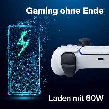 USB-C zu USB-C Ladekabel für PS5 DualSense Controller | Controllerkabel für Playstation 5 | 3m