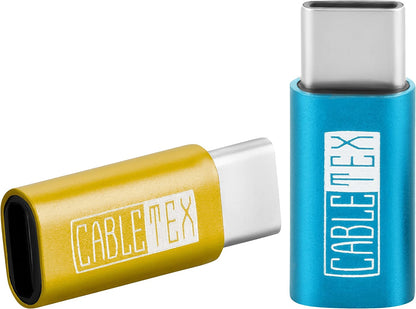 Micro USB zu USB-C Adapter Set, 2 Stück