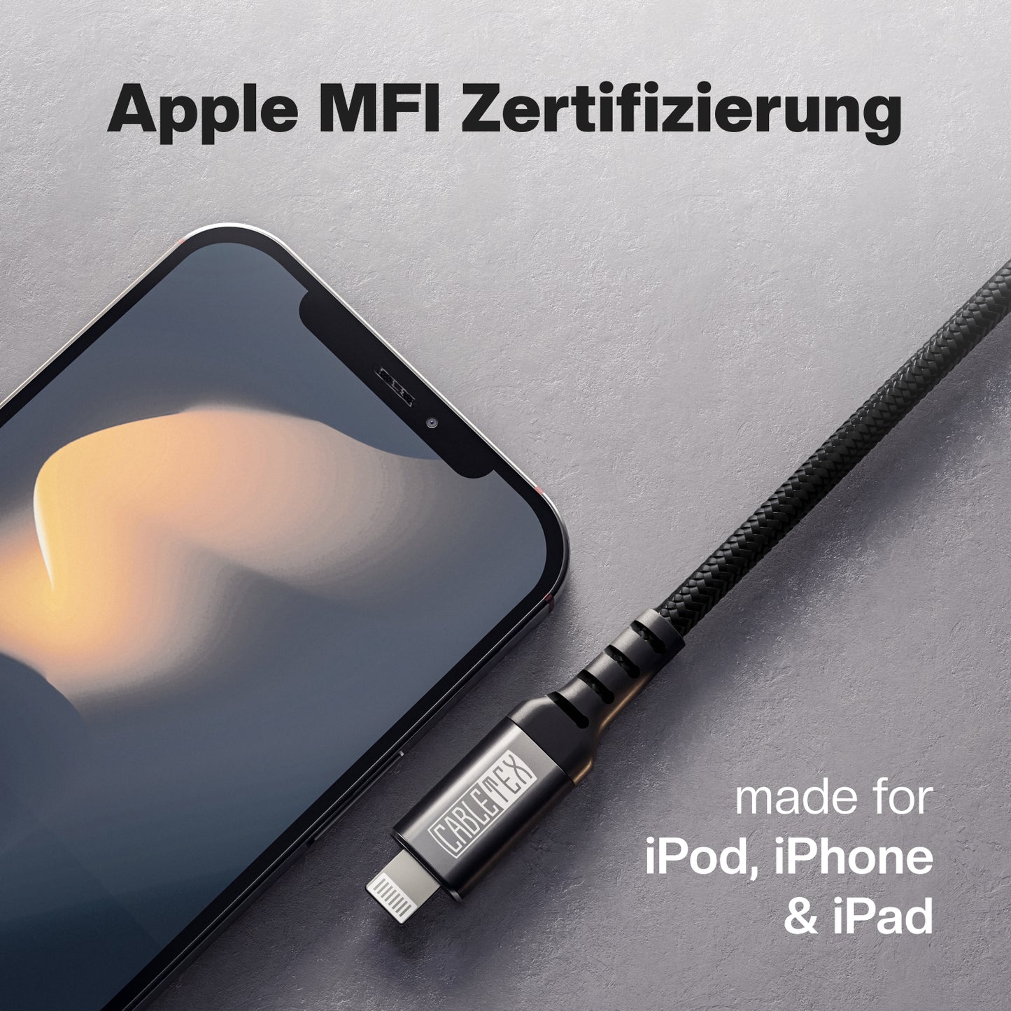 USB-C zu Lightning Kabel | für iPhone, iPad, Airpods und iPod | 2m